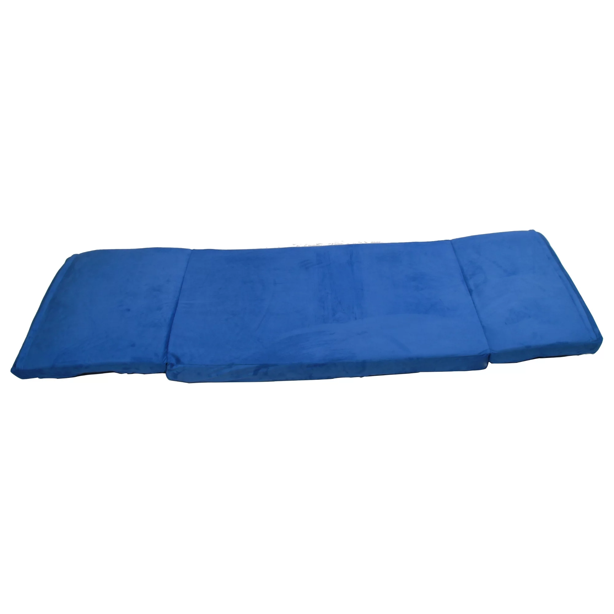Loungie Microsuede Flip Chair Lounger Seat Blue