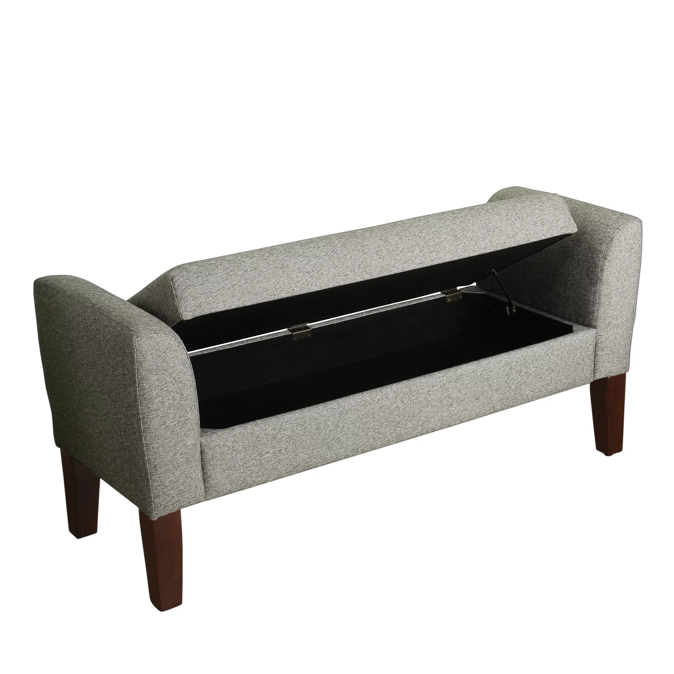 HomePop Tara Storage Bench Settee, Multiple Colors