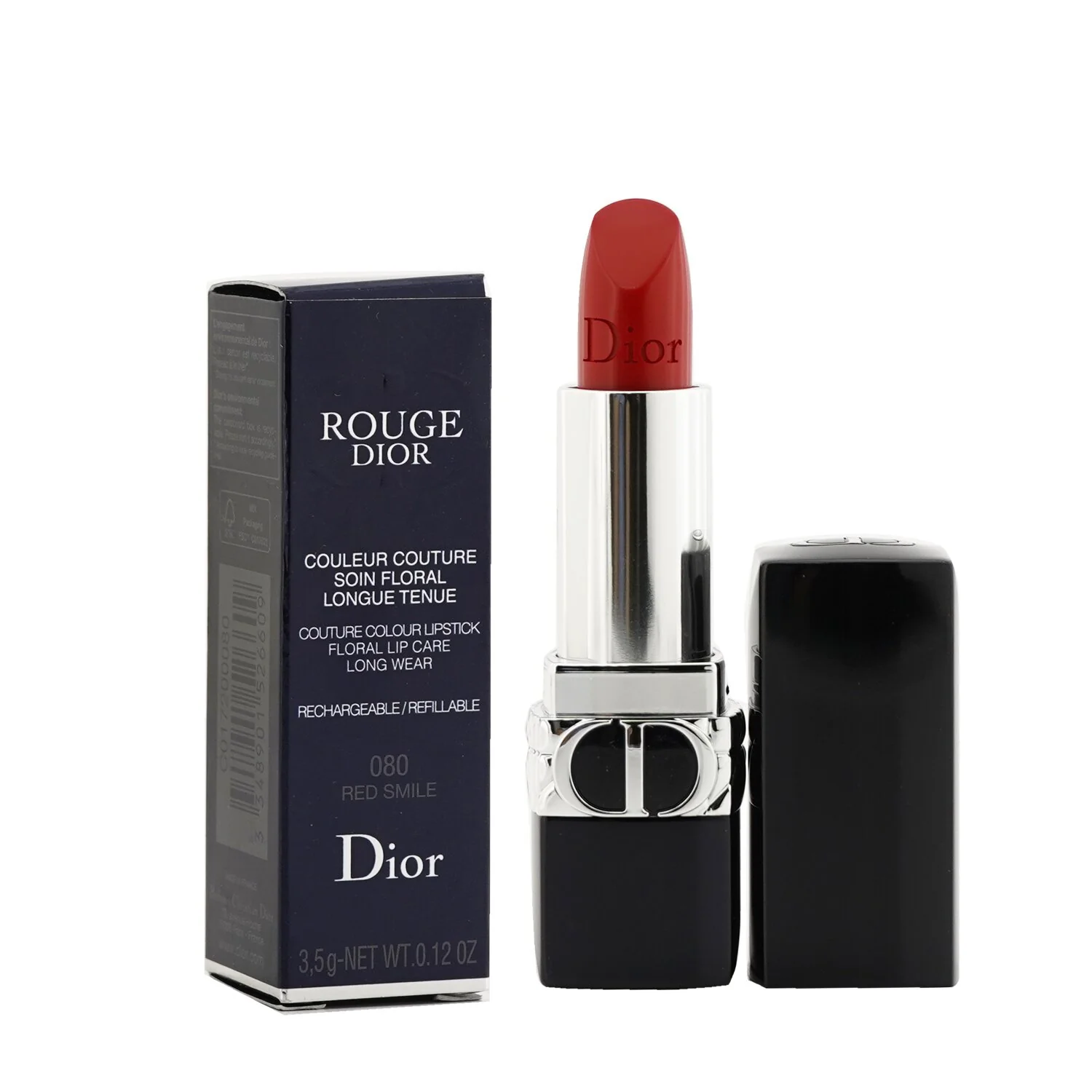 Christian Dior Rouge Dior Couture Colour Refillable Lipstick - # 766 Rose Harpers (Satin)  3.5g/0.12oz