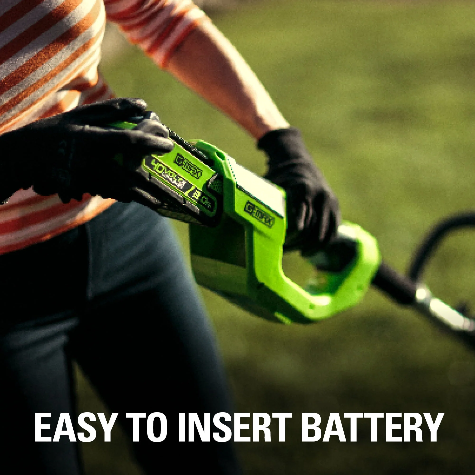 Greenworks 40V 12 String Trimmer with 2.0 Ah Battery & Charger 2101602