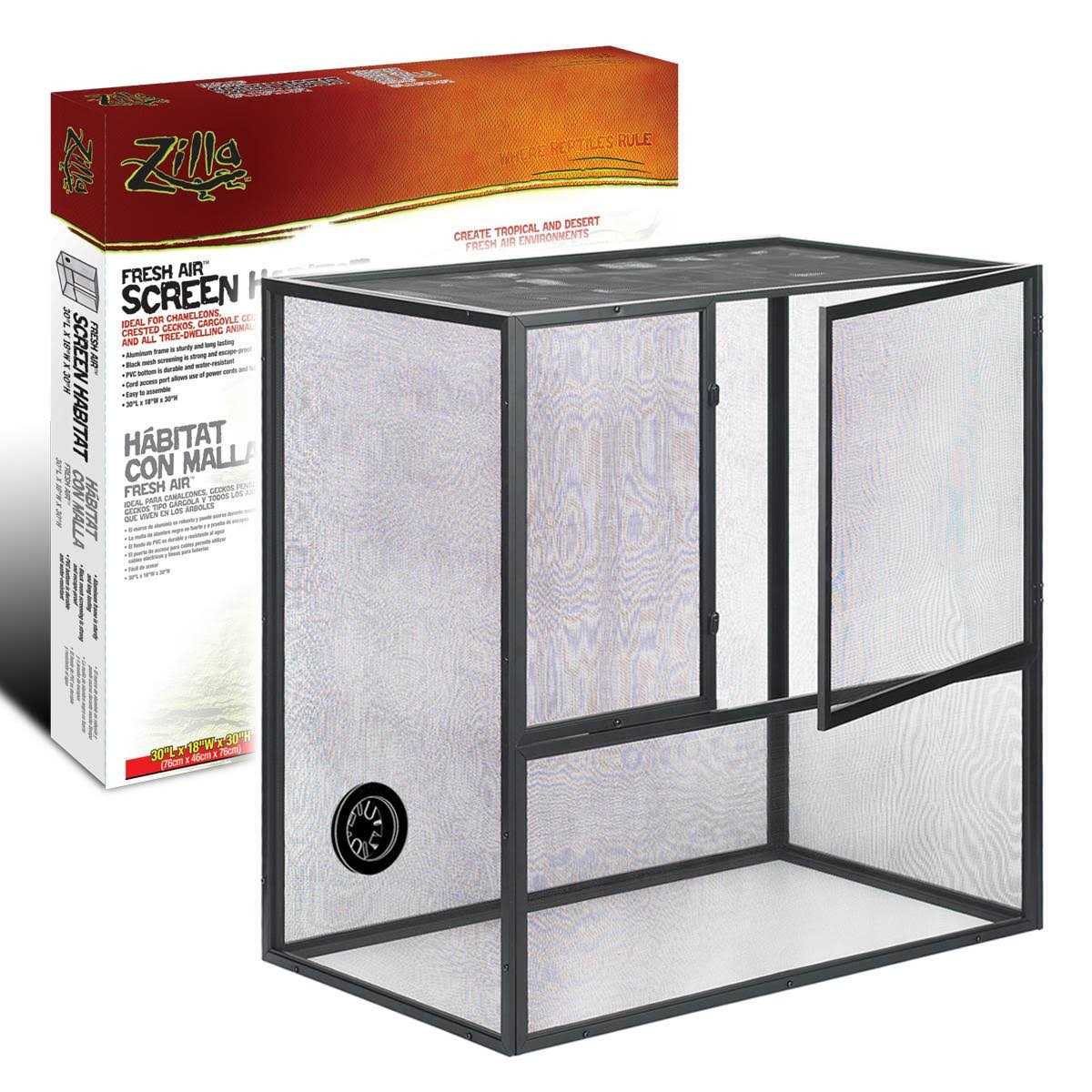Zilla Fresh Air Screen Habitat - Pet Supplies online store