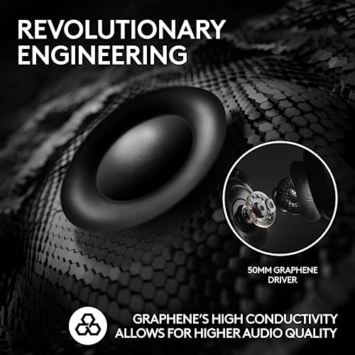 Logitech G PRO X 2 Lightspeed Wireless Gaming Headset: Wireless Gaming Headphones with Mic, 50mm Graphene Drivers, 2.02.0—7.1 Surround