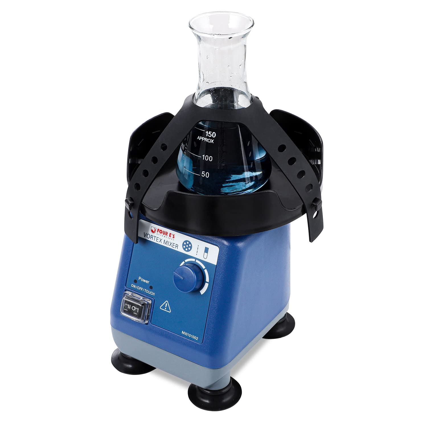 Four E's Scientific Laboratory Vortex Mixer Speed 0-3000rpm, Touch & Continuous Function - Vortex Shaker Mixer Test Tubes Acrylic Paints Tattoo Ink