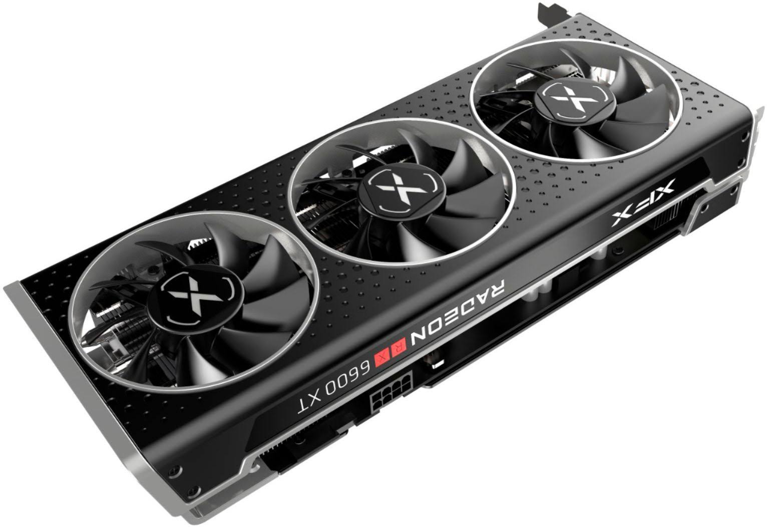 XFX - Speedster MERC308 AMD Radeon RX 6600 XT 8GB GDDR6 PCI Express 4.0 Gaming Graphics Card - Black