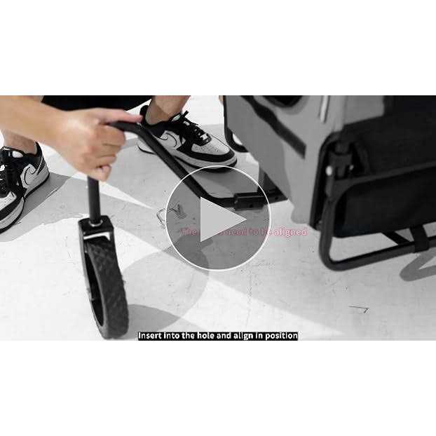 BestPet dog Stroller 2-in-1dog bike trailer pet Stroller bicycle trailer jogger pet dog carrier cart - Pet Supplies online store