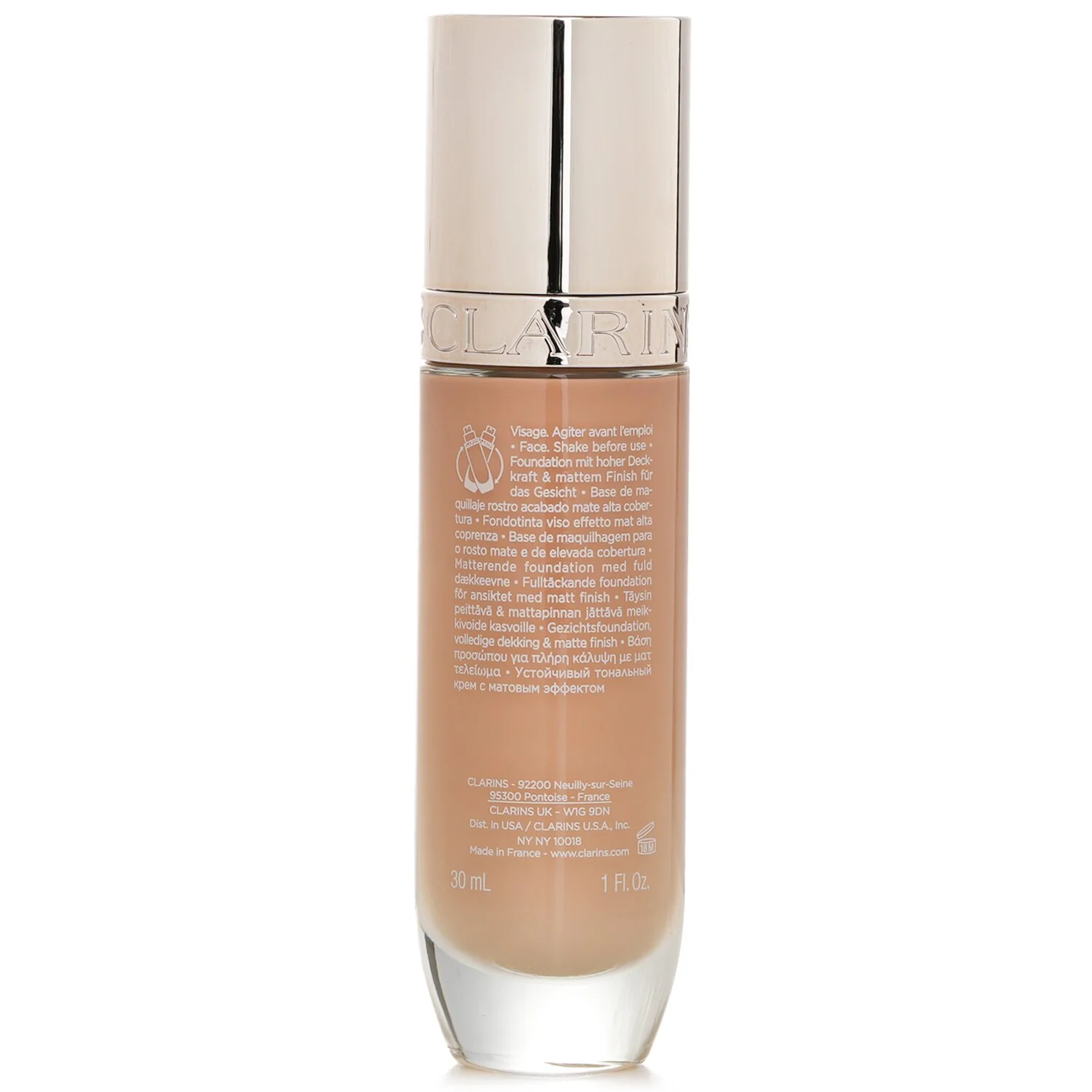 Clarins Skin Illusion Full Coverage Foundation - # 109C 30ml