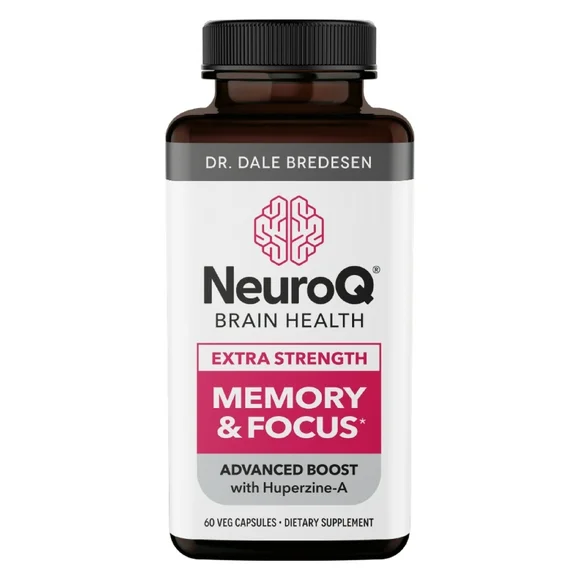 Life Seasons - NeuroQ Memory & Focus Extra Strength - 1020 mg per 2 Capsules - Kansas Nuitrition - HNZSDS