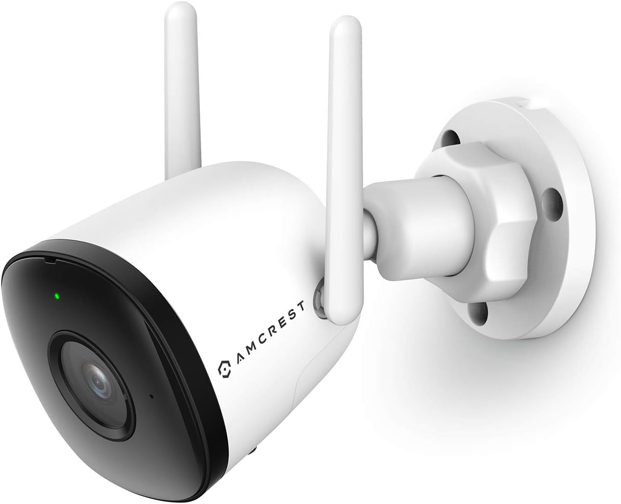Amcrest SmartHome 4MP Outdoor WiFi Camera Bullet 4MP Outdoor Security Camera, 98ft Night Vision, Built-in Mic, 106° FOV, 2.8mm Lens