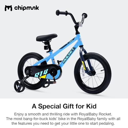 Chipmunk Kids Bike Toddlers 12 14 16 18 Inch Wheel Bicycle Beginners Boys Girls Ages 3-11 Years, Multiple Color Options