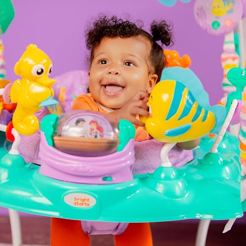 Bright Starts Disney Baby Finding Nemo Sea of Activities Baby Activity Center Jumper with Interactive Toys, Lights, Songs & Sounds, 6-12 Months (Blue)