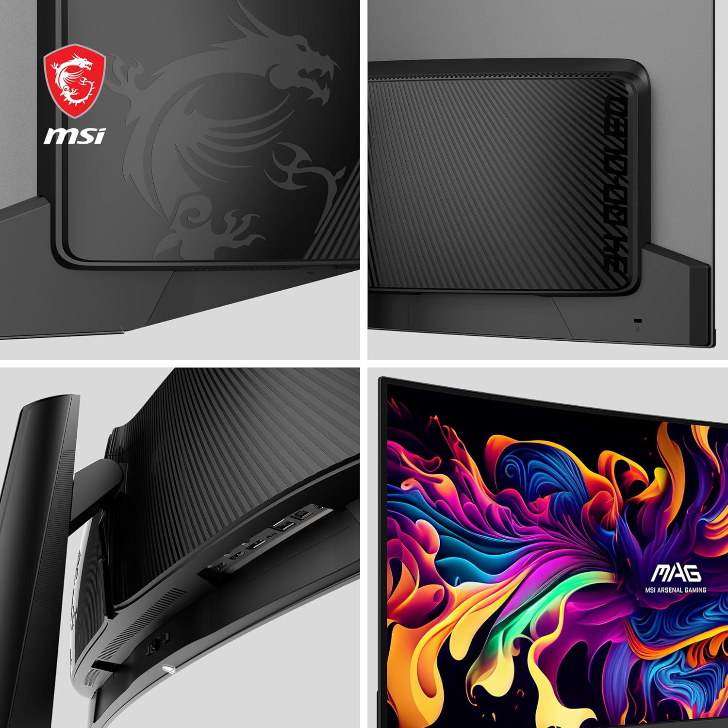 MSI MPG 341CQPX QD-OLED 34-inch Curved OLED Gaming Monitor, 3440 x 1440 (UWQHD), 0.03ms Response time, 240Hz, True Black HDR 400, HDMI, DP Port