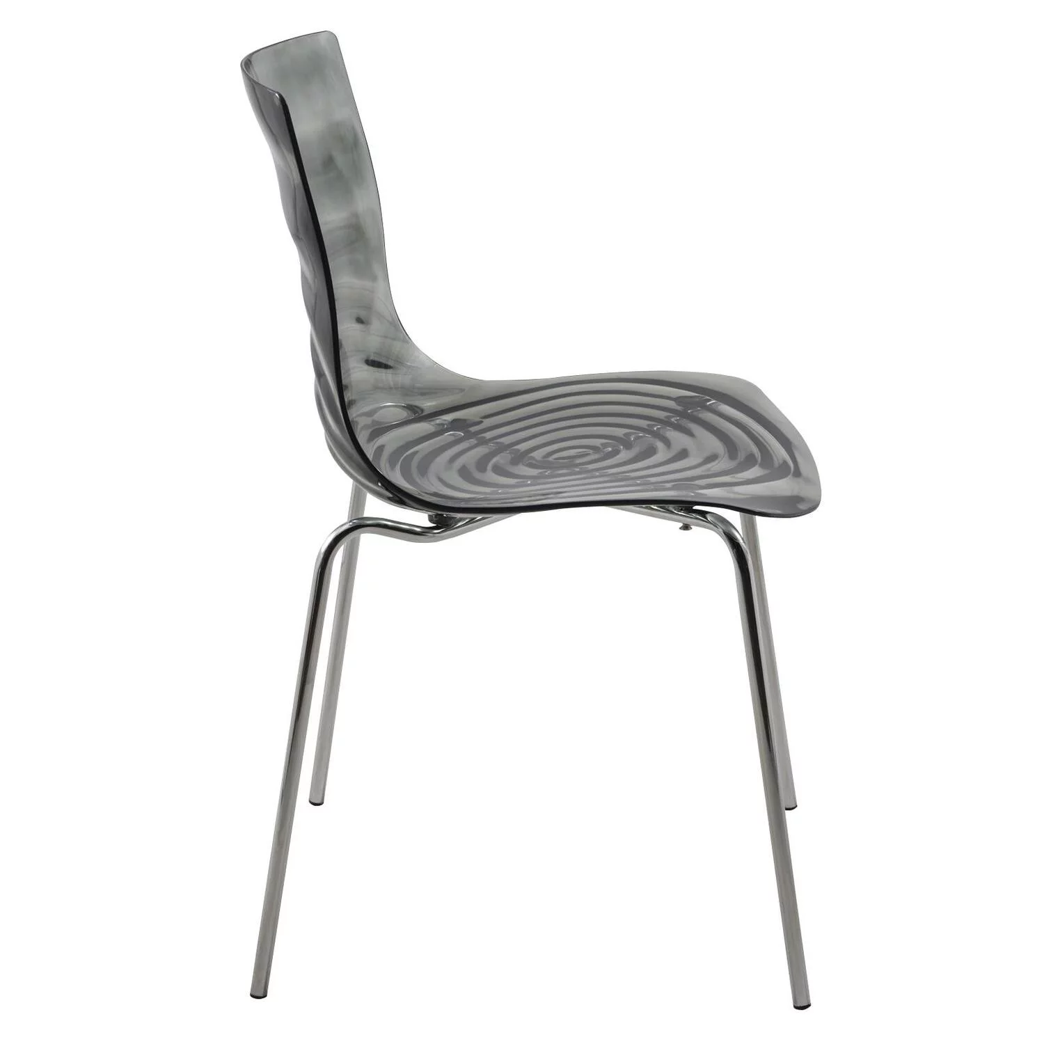HomeStock Coastal Craftsman Modern Plastic Dining Chair - Set of 4