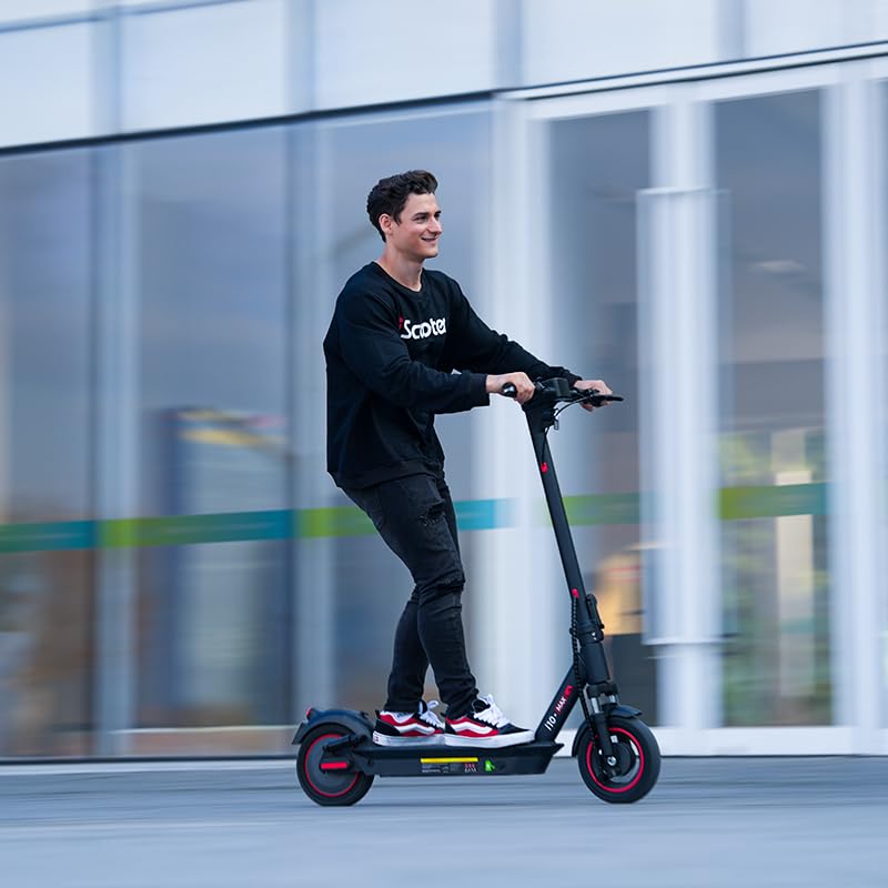 iScooter Electric Scooter for Adults,50/30 Miles Range, 28 MPH Top Speed, 800/750W Motor, 10" Pneumatic Tires
