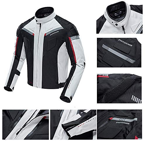 Motorcycle Jacket Motorbike Biker Waterproof Jackets Windproof Full Body Protective Gear Armoured Summer Winter for Men