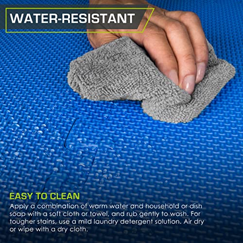 ProsourceFit Extra Thick Puzzle Exercise Mat , EVA Foam Interlocking Tiles for Protective, Cushioned Workout Flooring for Home and Gym Equipment