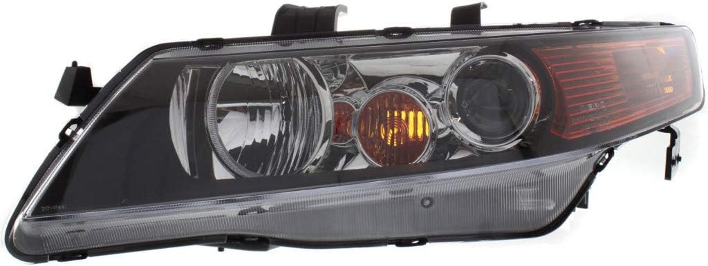 For 2004 2005 Acura TSX Pair Headlights Driver and Passenger Side Assembly Unit AC2518106 AC2519106 | 33151-SEC-A12 33101-SEC-A12