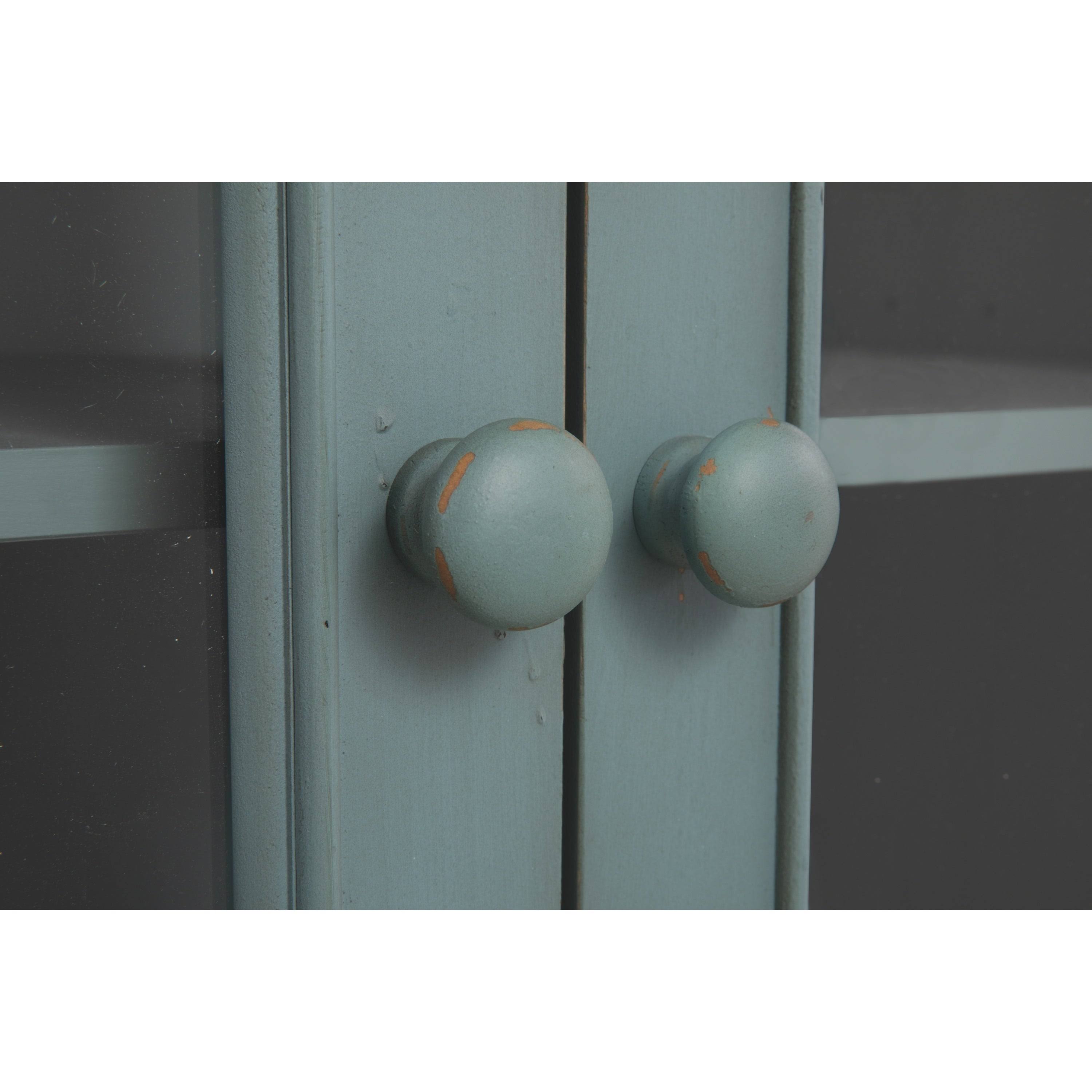 Ashley Mirimyn Antique Teal Door Accent Cabinet