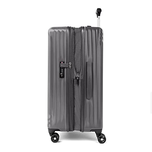 Travelpro Maxlite Air Hardside Expandable Carry on Luggage, 8 Spinner Wheels, Lightweight Hard Shell Polycarbonate Suitcase, Shadow Grey