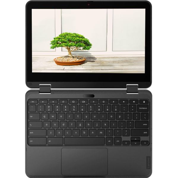 Lenovo 2024 Convertible 2-in-1 Lightweight Chromebook, 11&rdquo; HD IPS Touchscreen, Intel Processor Up to 2.60GHz, 4GB Ram, 32GB SSD