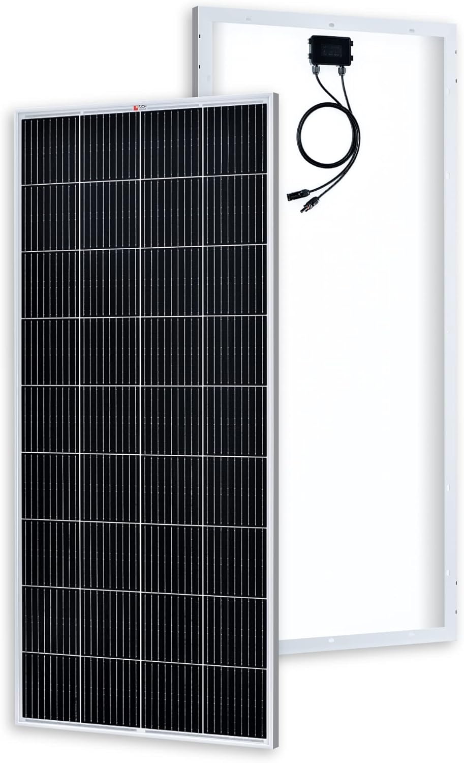 RICH SOLAR 200 Watt 12 Volt 9BB Cell Monocrystalline Solar Panel High Efficiency Solar Module for RV Trailer Camper Marine Off Grid