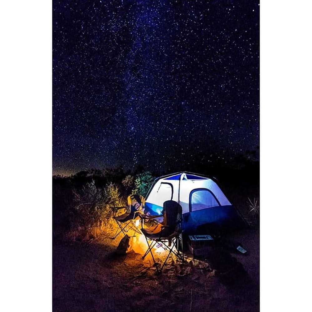 6 Person Camping Tent Waterproof Pop Up Tent with Top Rainfly 60 Seconds Set Up Instant Cabin Tent - Sports Supplies Online Store