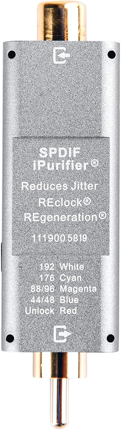 iFi SPDIF iPurifier2 Digital Optical/Toslink/Coax Audio Signal Optimizer/Purifier/Conditioner