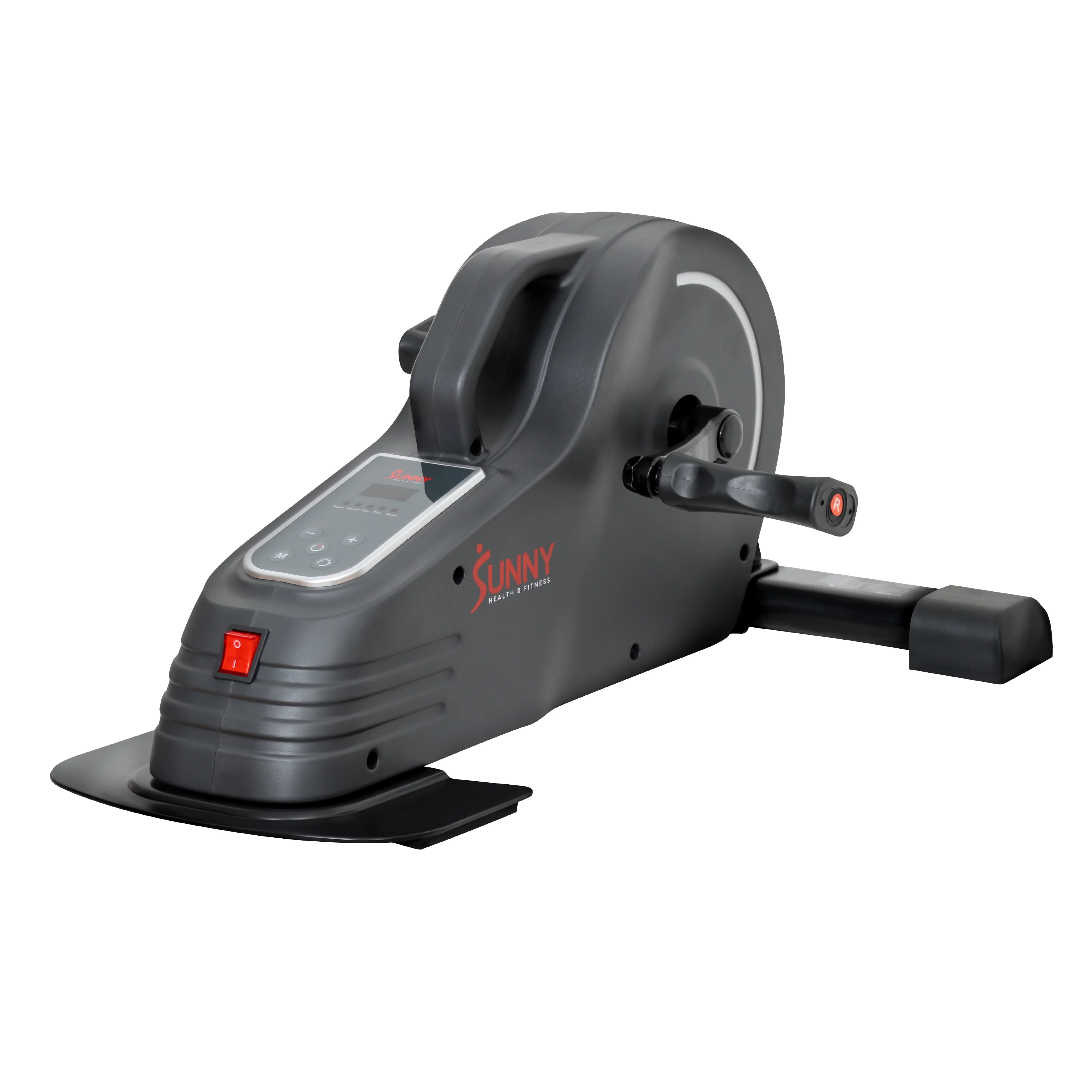 Sunny Health & Fitness Motorized Electric Under Desk Bike for Legs and Arms - SF-B0960