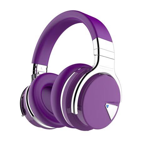 Cowin E7 Wireless Bluetooth Headphones with Mic Hi-Fi Deep Bass Wireless Headphones Over Ear, Comfortable Protein Earpads, 30 Ho