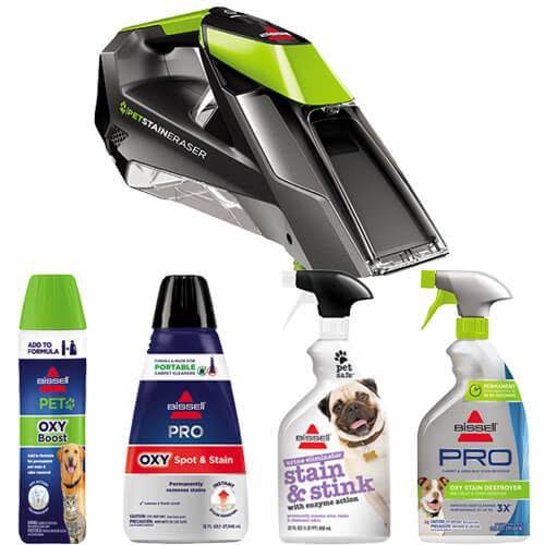 Bissell Pet Stain Eraser Cordless Portable Carpet Cleaner