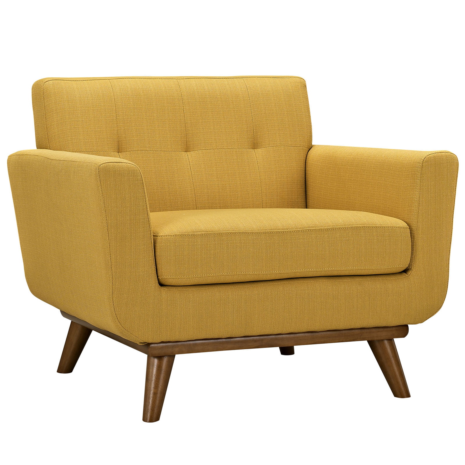 Modway Engage Armchairs and Loveseat Set of 3 in Citrus