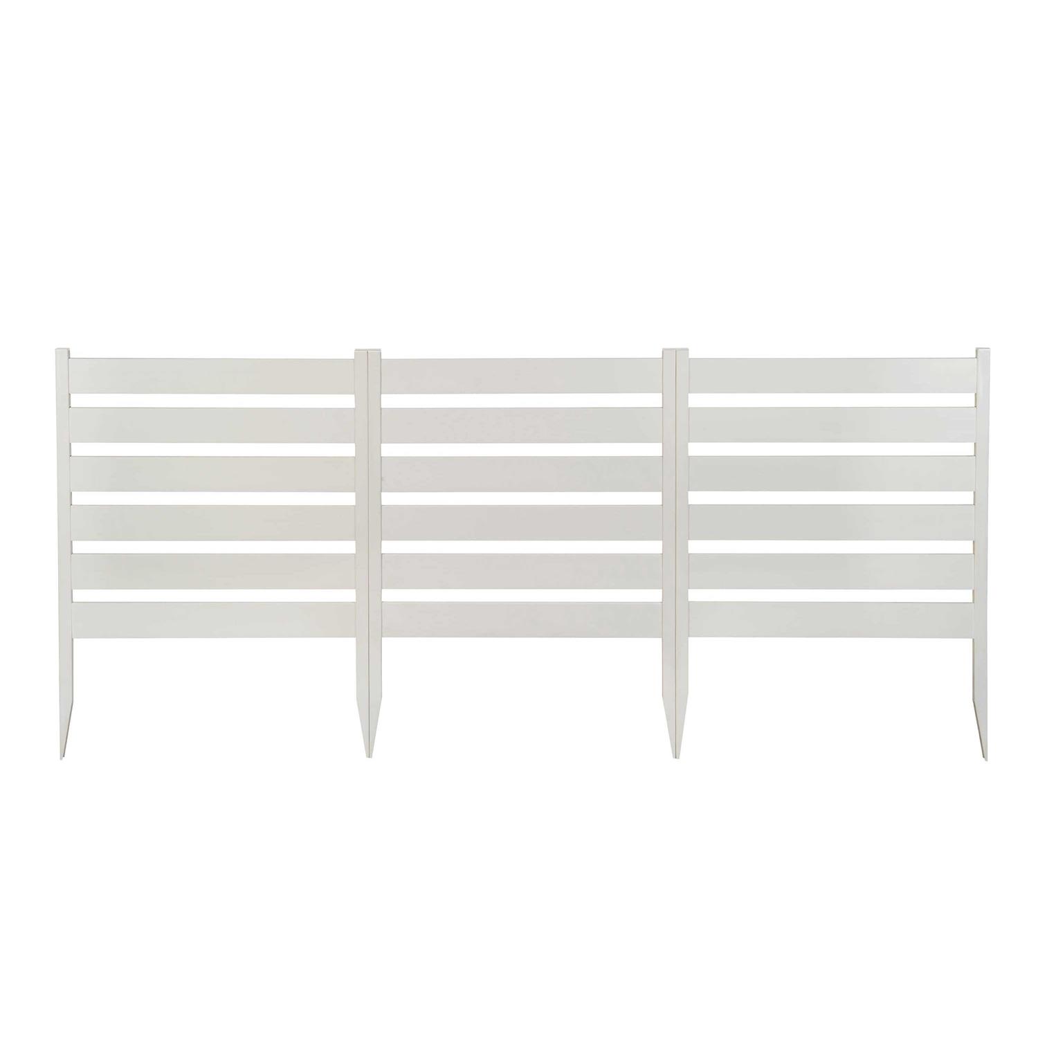 Zippity Outdoor Products ZP19065 2 H x 2 W No-Dig White Vinyl Maui Garden Fence Kit - Shop Hardware Tools Online Store