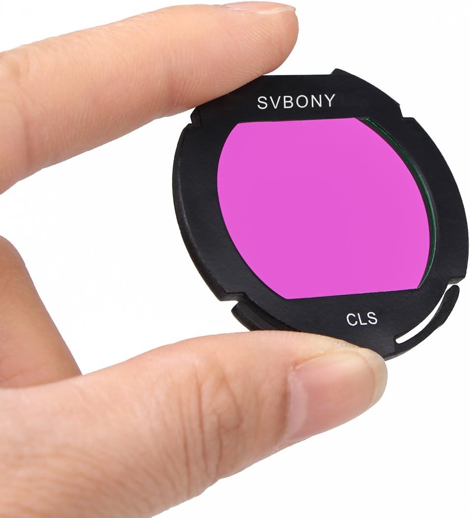 SVBONY Telescope Filter 2 inches CLS Filter City Light Pollution Reduction Filter Broadband Filter Suitable for Deep Sky Visual Astronomical