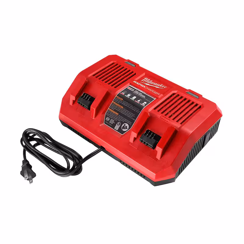 M18 18-Volt Lithium-Ion Dual Bay Rapid Battery Charger