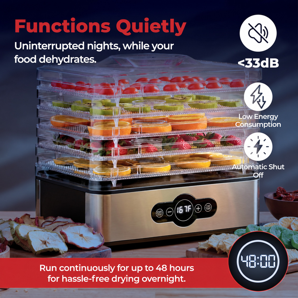 5-Tier Smart Food Dehydrator
