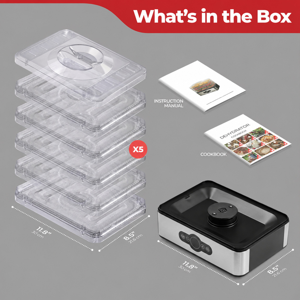 5-Tier Smart Food Dehydrator