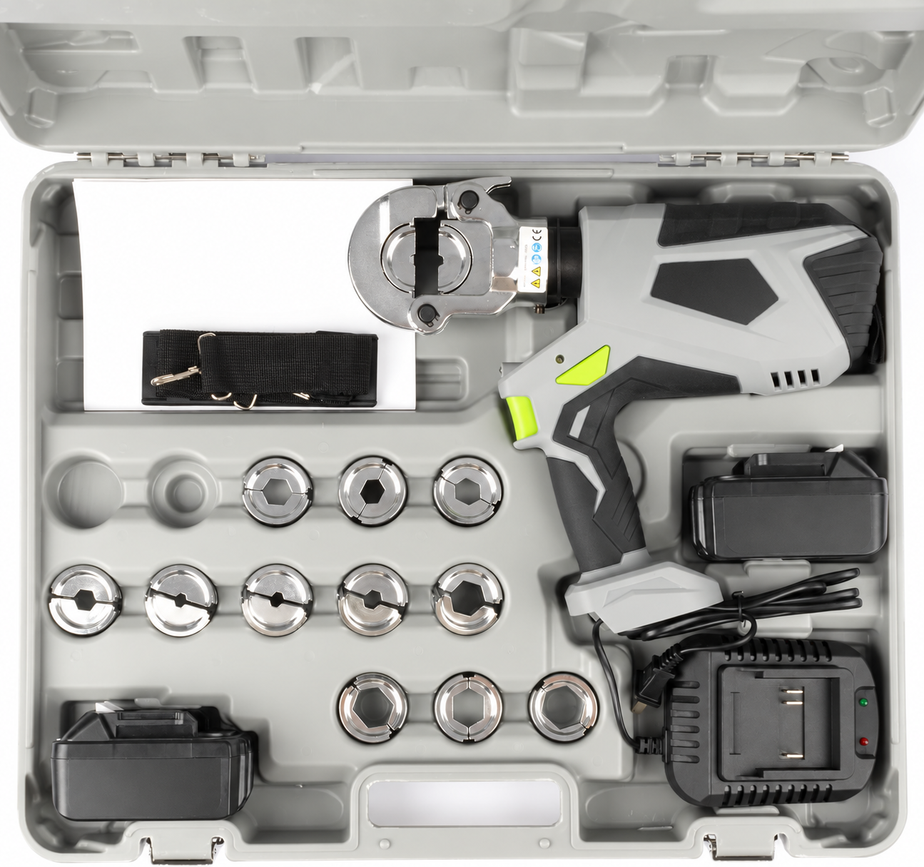 6.5-Ton Cordless Hydraulic Crimper Kit