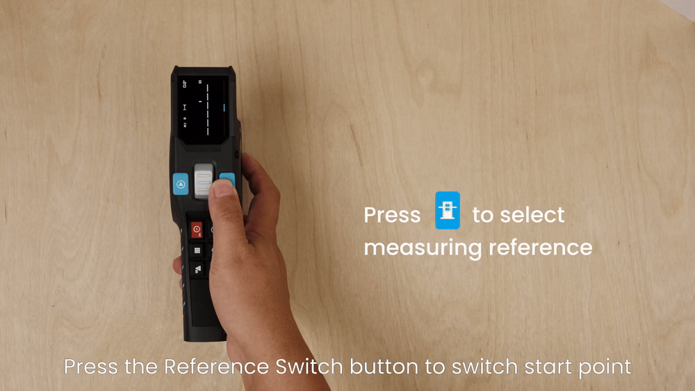Selecting the measuring reference with complete video captions