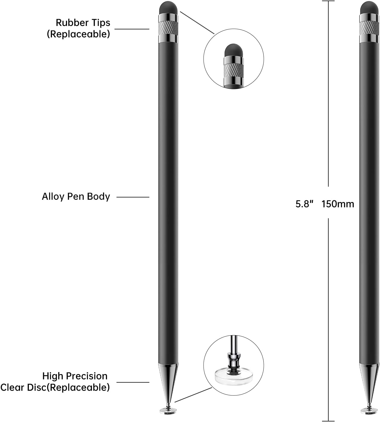 2-in-1 Touchscreen Pen
