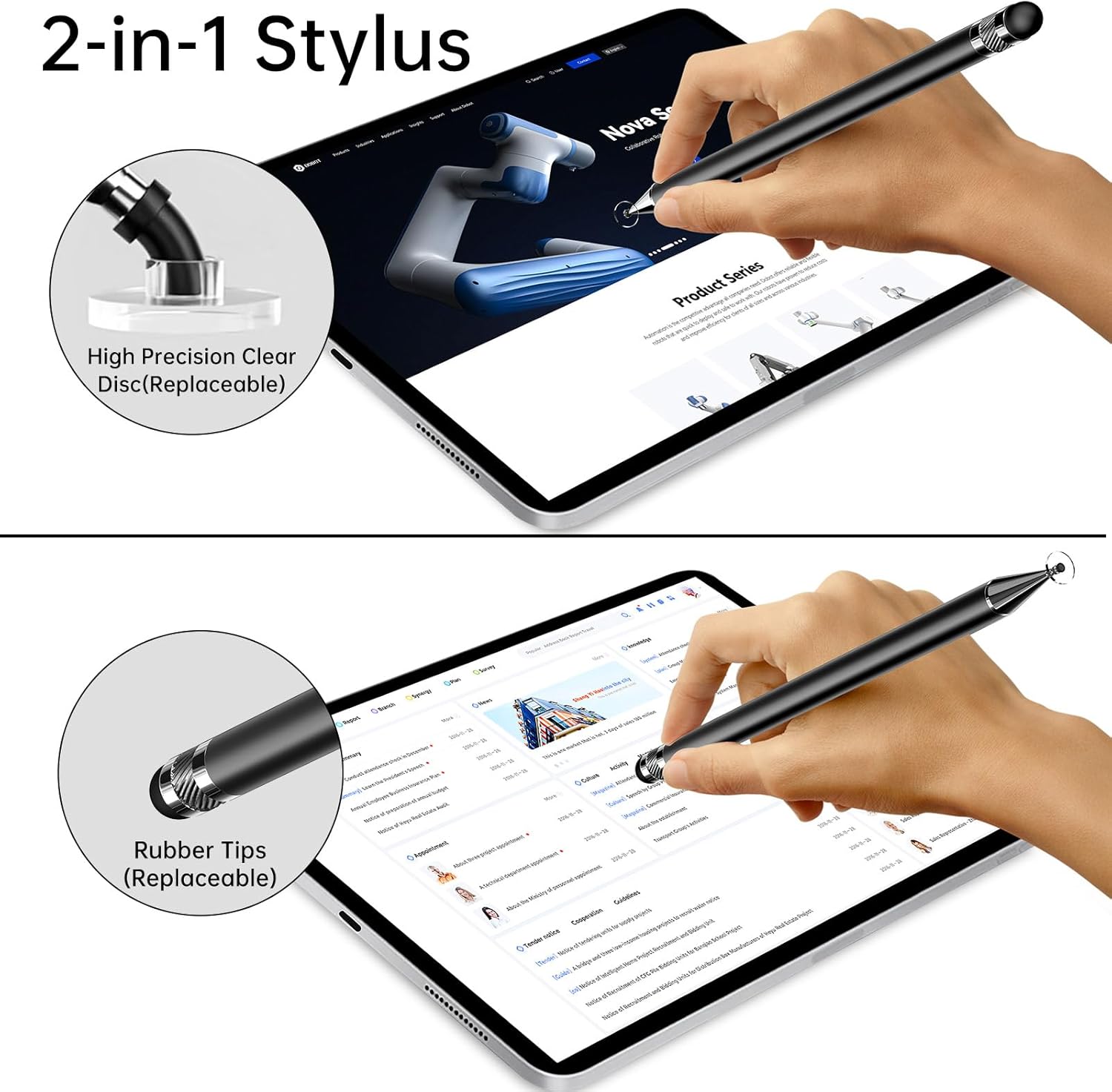 2-in-1 Touchscreen Pen