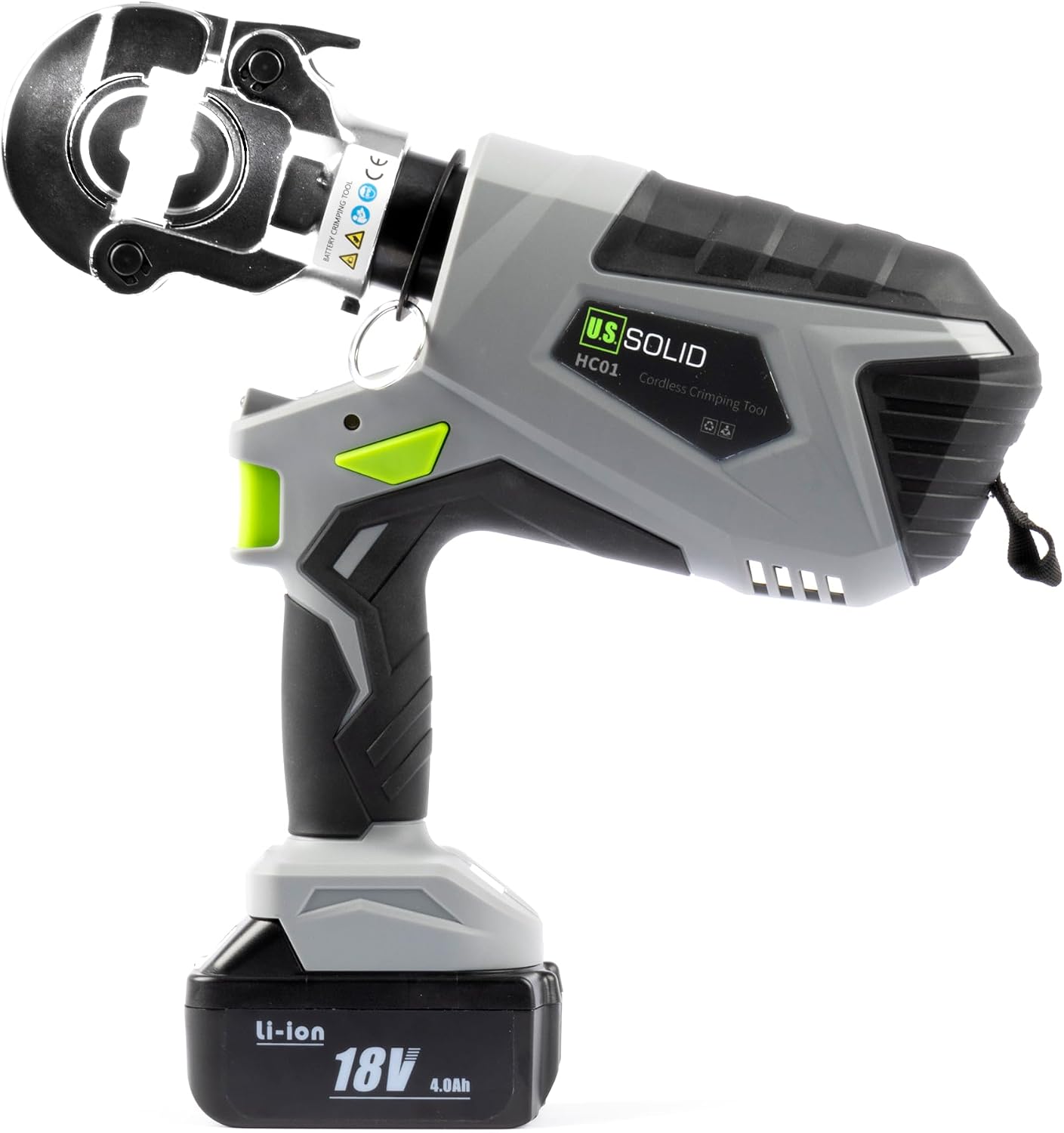 Cordless hydraulic cable crimper