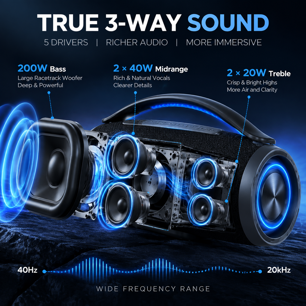 Flagship Portable Party Speaker