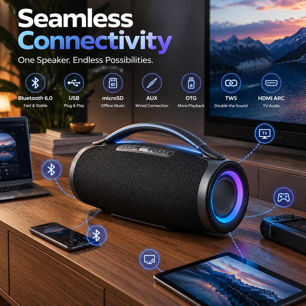 Flagship Portable Party Speaker