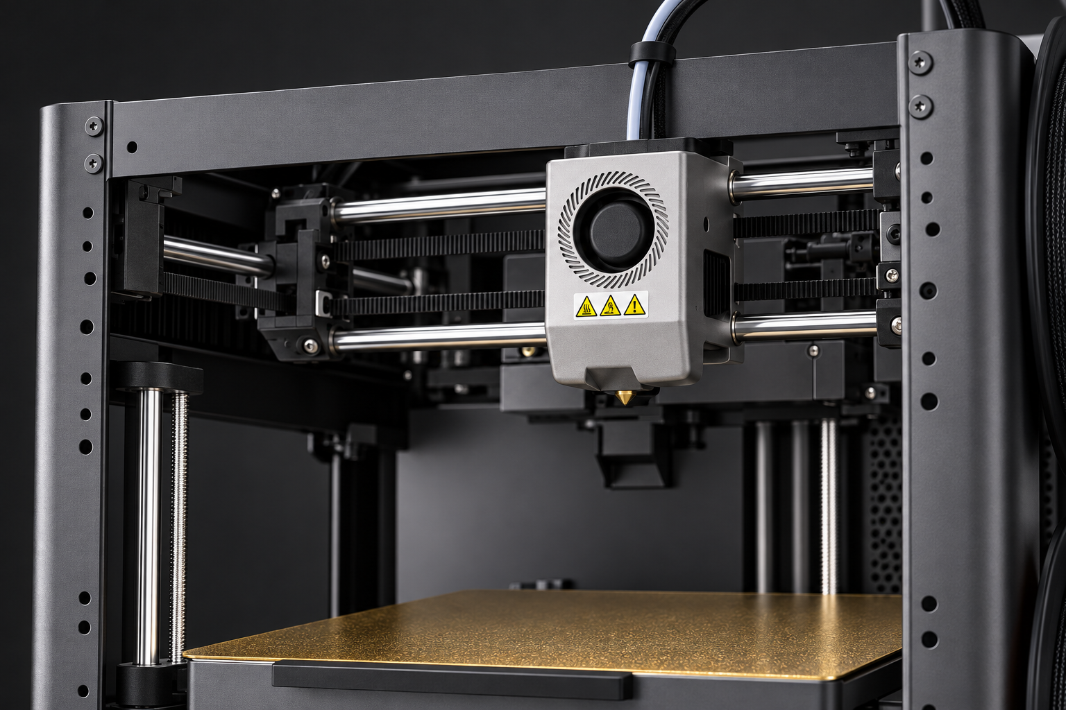 AD5X single printhead, metal frame, belts and guide rods