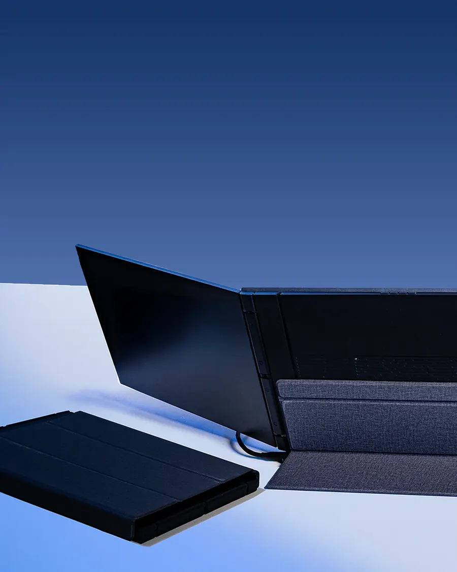 Integrated monitor kickstand