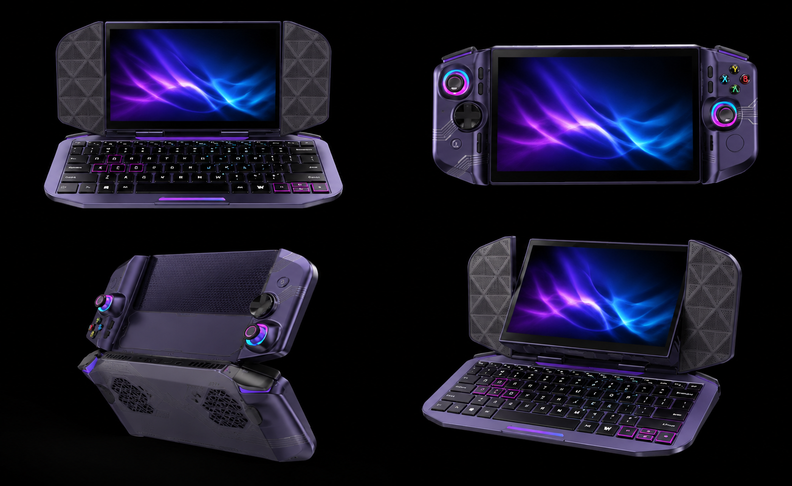 Dual-Mode 2-in-1 Gaming Handheld – Convertible Mobile Gaming & Productivity