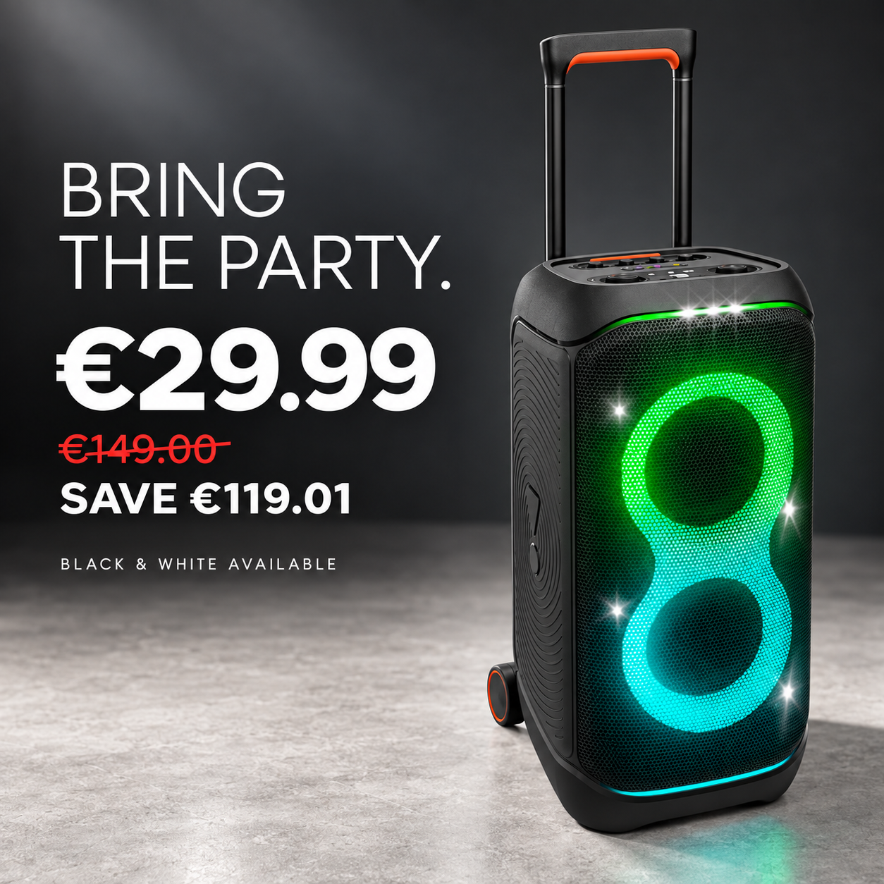 Portable party speaker