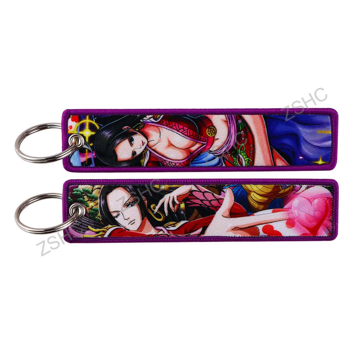 Custom Polyester Embroidery Keychain – Printed Fabric Key Strap Wholesale