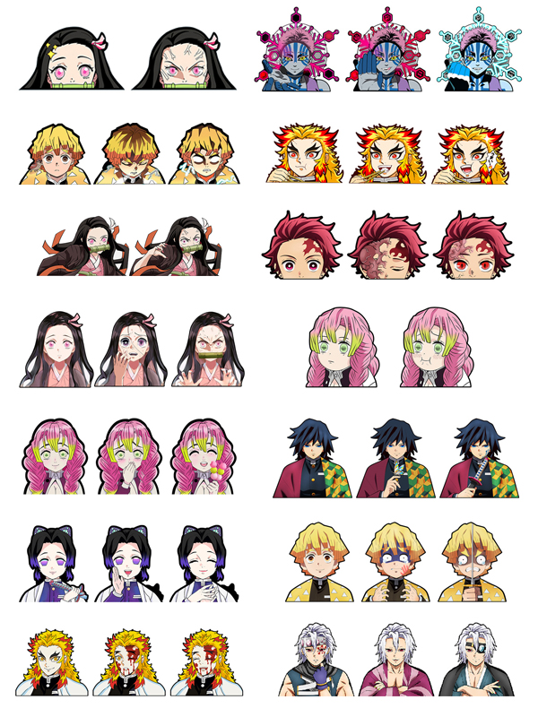 Demon Slayer 3D Stickers Wholesale | OEM/ODM Supplier
