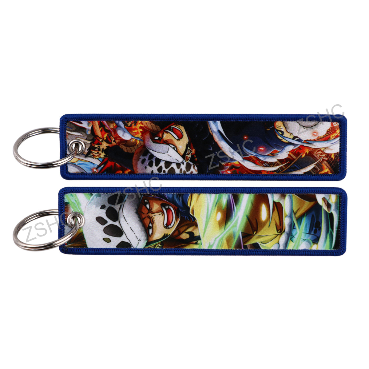 Custom Polyester Embroidery Keychain – Printed Fabric Key Strap Wholesale