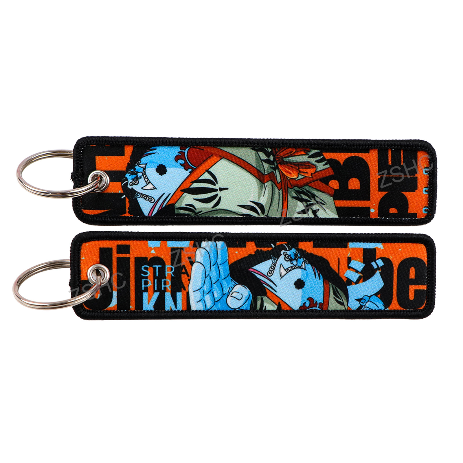 Custom Polyester Embroidery Keychain – Printed Fabric Key Strap Wholesale